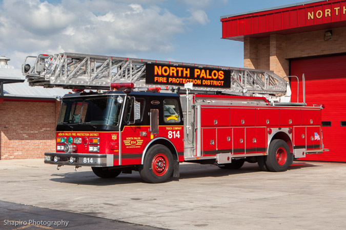 North Palos Fire Protection District Illinois fire trucks and stations